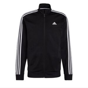 ADIDAS Men’s Essentials Warm-Up 3 Stripes Track Jacket NWT black/white 3XLT